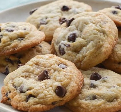 Homemade chocolate chip cookies
