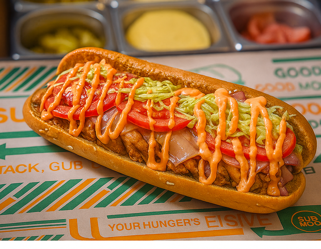 Sub N' Gainz sandwich